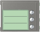 Панель лицевая модуля доп.кнопок вызова (3-4), 3 кнопки, Robur