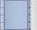 Панель лицевая модуля доп.кнопок вызова (3-4), 4 кнопки, цвет allmetal
