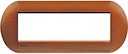 LivingLight Рамка овальная, 7 модулей, цвет Американская вишня