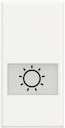 Axolute Кнопка 1Р (NO) 10 А 250 В~ с символом «лампа», цвет белый