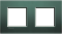 LivingLight Рамка прямоугольная, 2 поста, цвет Зеленый шелк