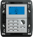 Axolute Устройство локального контроля с дисплеем для системы Охранной сигнализации, цвет алюминий