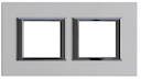 Axolute Рамка прямоугольная горизонтальная 2x2м, цвет серебро