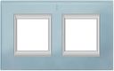 Axolute декоративные накладки прямоугольной формы, стекло, цвет голубое стекло, на 2+2 модуля