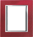 Axolute декоративные накладки прямоугольной формы, лакированные, цвет рубин, на 3+3 модуля