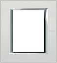 Axolute Рамка прямоугольнаяоуг 3+3м, цвет серебро