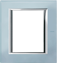 Axolute декоративные накладки прямоугольной формы, стекло, цвет голубое стекло, на 3+3 модуля