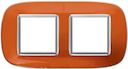Axolute декоративные накладки в форме эллипса, прозрачные, цвет апельсиновая карамель, на 2+2 модуля