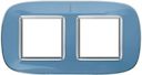 Axolute декоративные накладки в форме эллипса, прозрачные, цвет голубая карамель, на 2+2 модуля