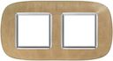 Axolute декоративные накладки в форме эллипса, кожа, цвет Кожа Песок, на 2+2 модуля