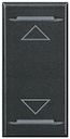 Axolute Клавиши с подсвечиваемыми символами для выключателей в дизайне AXIAL - 1 модуль, Сервис, цвет алюминий
