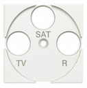 Axolute Лицевая панель для розеток TV + FM + SAT, цвет белый