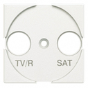 Axolute Лицевая панель для розеток TV/FM + SAT, цвет белый
