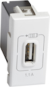 AXL Зарядка USB 1,1А 1м бел