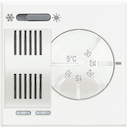 Axolute Электронный комнатный термостат со встроенным переключателем режимов «лето/зима», 2 А, 250 В~, питание 230 В~, цвет белый