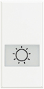 Axolute Клавиши с подсвечиваемыми символами для выключателей в дизайне AXIAL - 1 модуль, Лампа, цвет белый