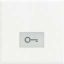 Axolute Клавиши с подсвечиваемыми символами для выключателей в дизайне AXIAL - 2 модуля, ключ, цвет белый