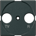 Axolute Лицевая панель для розеток TV/FM + SAT, цвет антрацит