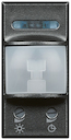 Axolute Выключатель с пассивным ИК-датчиком движения, доп.установка предохранителя – время задержки выключения от 30 с до 10 мин., 1 модуль, цвет антрацит