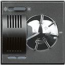 Axolute Электронный комнатный термостат со встроенным переключателем режимов «лето/зима», 2 А, 250 В~, питание 230 В~, цвет антрацит