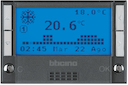 Ax. Электронный программируемый термостат, 7 программ, выходной переключающий контакт 5 (3) А, 3 модуля, цвет антрацит