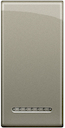 LivingLight Клавиша металлическая Титан, размер 1 модуль