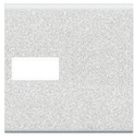 LivingLight Клавиша Axial с 1 отверстием для вставки символа, размер 2 модуля, цвет белый