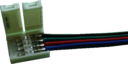 Коннектор выводной для многоцветных лент шириной 10 мм Пластик