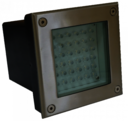 Briaton Светильник грунтовый LED 2.9W 220V 4500K стальной IP67 120х120х124