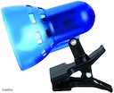 Camelion KD-304 С23 синий, П/прозрачн. (Светильник-прищепка, б/лампы, 230В, 40Вт)