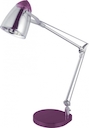 Camelion KD-036 Серебро+фиолетовый  (Светильник настольный 230В, 11Вт, LH-11-S E14 4200K)