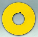 Маркировка Ø 60 мм для кнопок аварийного останова. Алюминий. Цвет