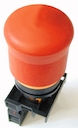 Кнопка аварийной остановки грибовидная, размыкающий контакт, цвет красный