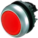 Головка кнопки с подсветкой, цвет красный, изменение ф-ии с фиксацией/без фиксации