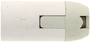 Патрон Е14 пластиковый подвесной термостойкий пластик бел. PROxima
