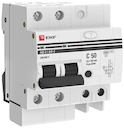 Дифференциальный автомат АД-2 50А/100мА (хар. C, AC, электронный, защита 270В) 6кА EKF PROxima