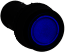 Кнопка SW2C-10D с подсветкой синяя NO 24В PROxima