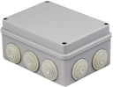Коробка распаячная КМР-050-042 пылевлагозащитная, 10 мембранных вводов, уплотнительный шнур (196х142х80) PROxima