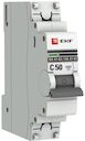 Автоматический выключатель 1P 50А (C) 6кА ВА 47-63 EKF PROxima