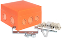 Коробка распаячная огнестойкая (126х126х74) 5 кк/1,5-6мм²/12 мв IP66 EKF PROxima