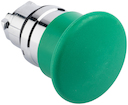 Исполнительный механизм кнопки XB4 "Грибок" зеленый возвратный без фиксации без подсветки PROxima