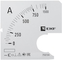 Шкала сменная для A721 750/5А-1,5 EKF PROxima