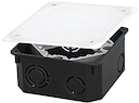Коробка распаячная КМТ-010-022 для подштукатурного монтажа с клеммником и крышкой (107х107х50) PROxima