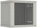 Шкаф телекоммуникационный настенный разборный 9U (600х450) дверь стекло, Astra E серия EKF PROxima