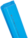 Термоусаживаемая трубка ТУТ нг 40/20 синяя в отрезках по 1м EKF PROxima