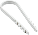 Дюбель-хомут для круглого кабеля (19-25мм) белый (50шт.) PROxima