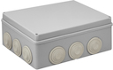 Коробка распаячная КМР-050-043 пылевлагозащитная, 12 мембранных вводов, уплотнительный шнур (244х190х95) PROxima