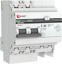 Дифференциальный автомат АД-2 40А/300мА (хар. C, AC, электронный, защита 270В) 4,5кА EKF PROxima