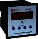Амперметр ad-721 цифровой на панель 72х72 однофазный EKF PROxima
