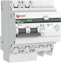 Дифференциальный автомат АД-2 6А/ 30мА (хар. C, AC, электронный, защита 270В) 4,5кА EKF PROxima